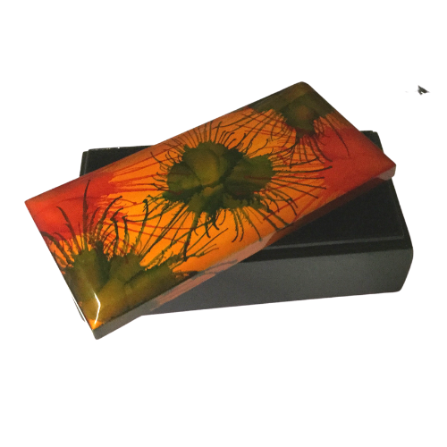 Decorative Box with Separate Lid - Light Fireworks painting