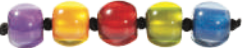 Zsiska Colourful Beads Spectrum Lariat Necklace