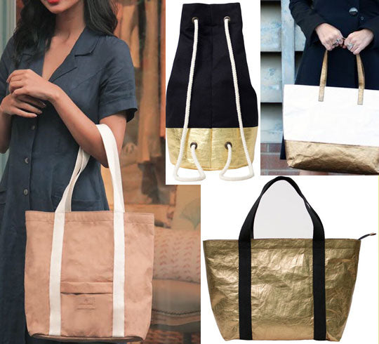 Learn more about Washable Paper Bags - a sustainable vegan leather alternative