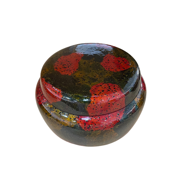 Round Candy Box - Handpainted Lacquerware