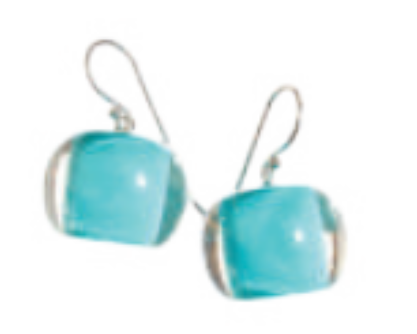 Zsiska Bliss Drop Earrings - Turquoise