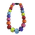 Zsiska Colourful Beads Spectrum Necklace - Choose your size