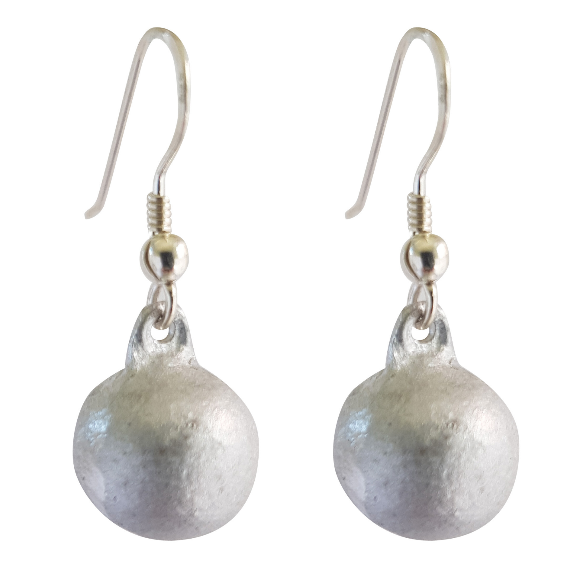 Sterling silver ball drop earrings deals