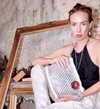 Solene M "Be You" Shoulder Bag or Cross Body Bag made from recycled Can Pull Tabs