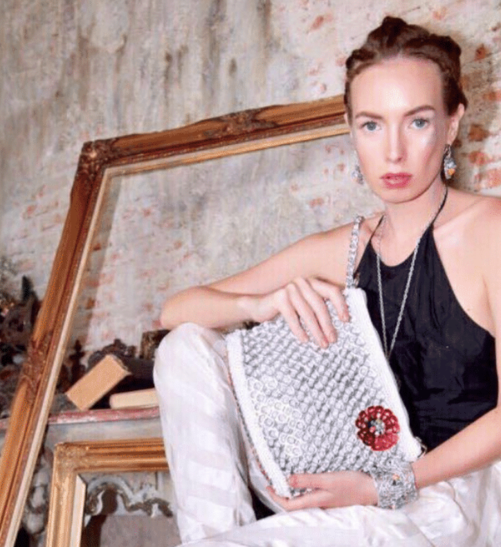 Solene M &quot;Be You&quot; Shoulder Bag or Cross Body Bag made from recycled Can Pull Tabs