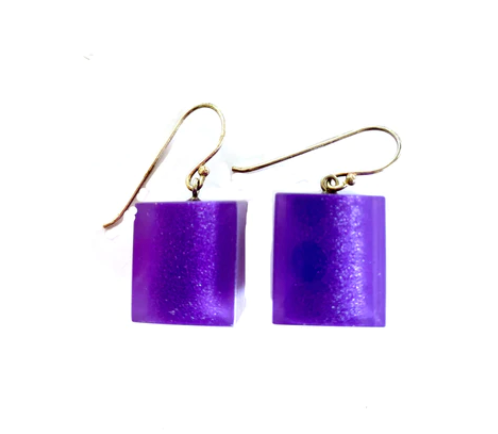 Zsiska Colourful Cube Earrings