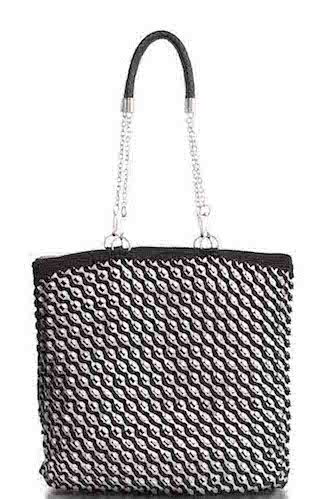Solene M &quot;Fanity&quot; Shoulder Bag, made from recycled Can Pull Tabs
