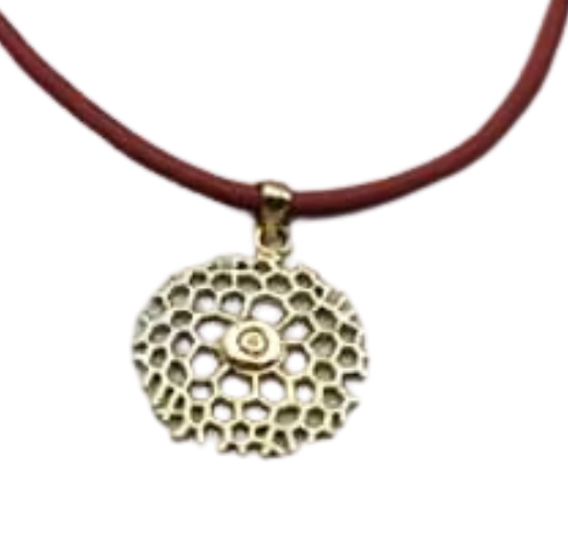Honeycomb Pendant Necklace