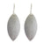 LOVebomb Leaf Shape Sterling Silver Hook Earrings