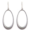 LOVEbomb Long Hoop Earrings on Sterling Silver Hooks
