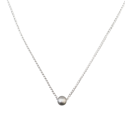 LOVEbomb Classic Bead Pendant on Sterling Silver Chain