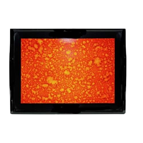 Lacquerware Rectangle Tray with Handles - choose your colour