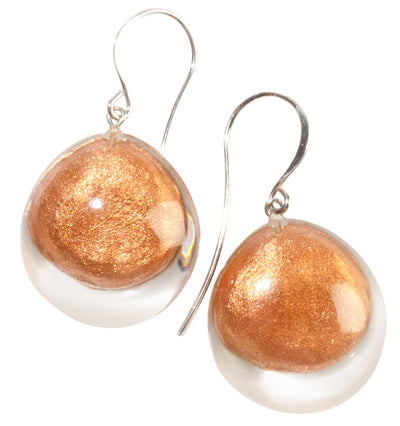 Zsiska Luxus Copper Long Drop Earrings