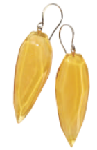 Zsiska Playa Orange Drop Earrings