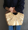 Pentagon Shaped Basket Bag made from sustainable Water hyacinth
