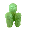 Light Green Standing Laughing Buddha Figurine - various sizes