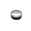 Silver Lacquered Round Trinket Box