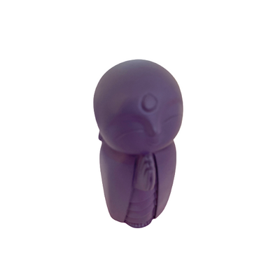 Purple Standing Laughing Buddha Figurine