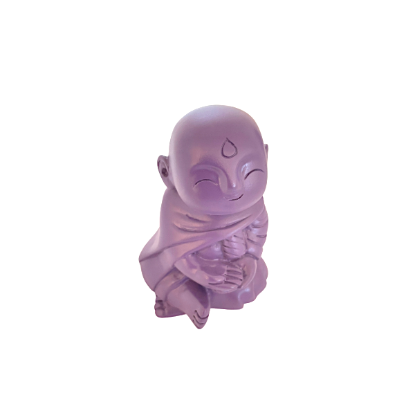 Purple Small Sitting Buddha Figurine