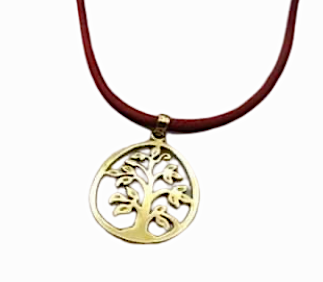 Tree of Life Brass Pendant