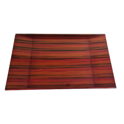 Lacquerware Oblong Tray - choose your colour and design