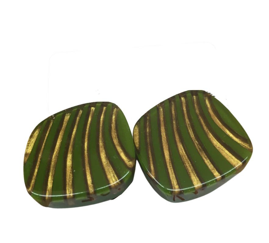 Zsiska Mirage Monochrome Clip On Earrings