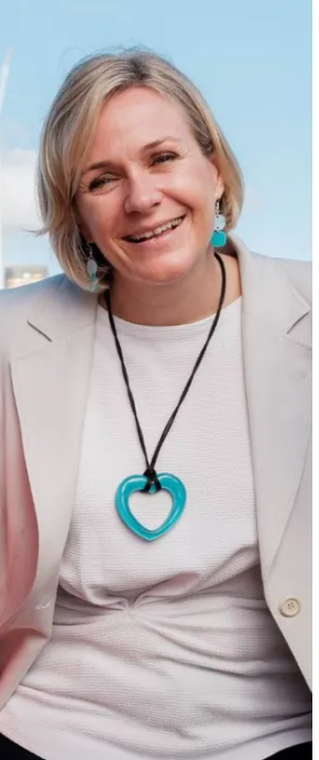 Zsiska Heart Cut Out Pendant Necklace  - A Colourful Statement of Love