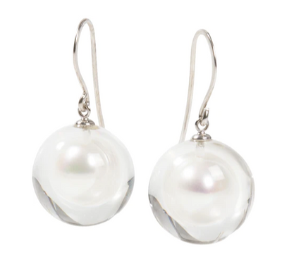 Zsiska Bubbling Pearls Long Drop Earrings