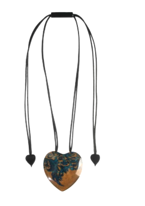 Zsiska Treasure Adjustable Heart Necklace