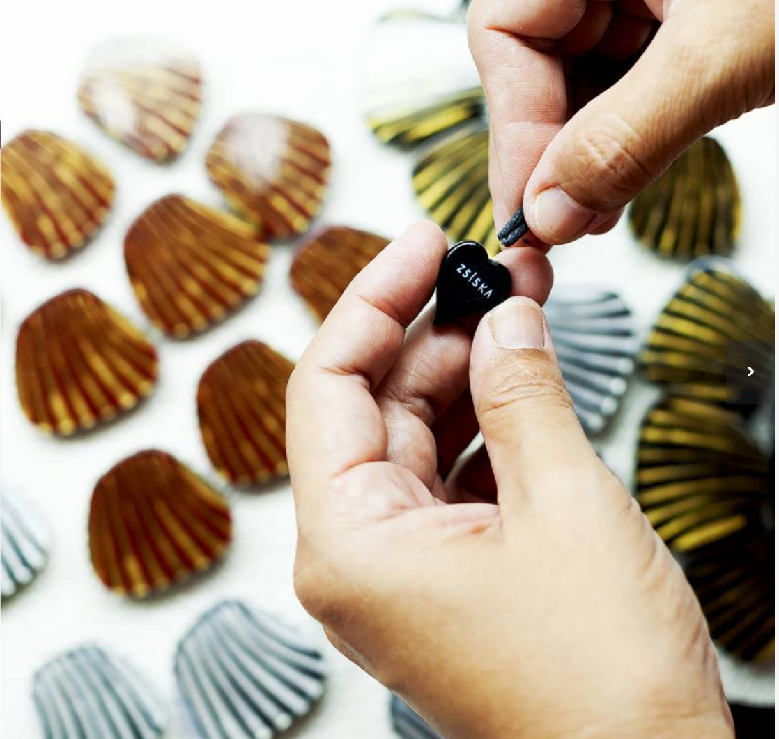 Zsiska Mirage Monochrome Clip On Earrings