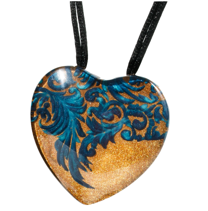 Zsiska Treasure Adjustable Heart Necklace