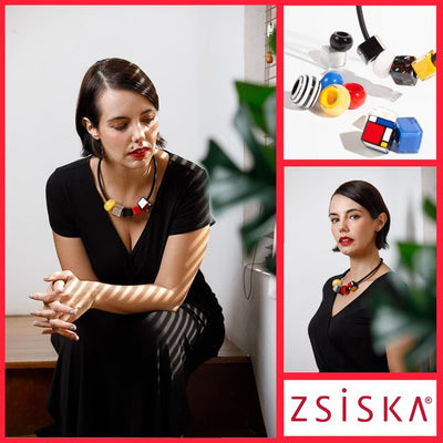 Zsiska Bliss Musee Series. Make your own necklace. Various Colours
