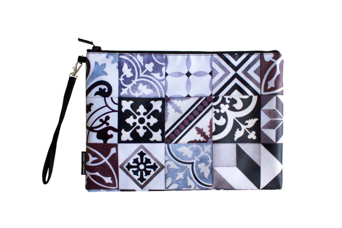 Art Deco Black Clutch-CUSHnART-Temples and Markets