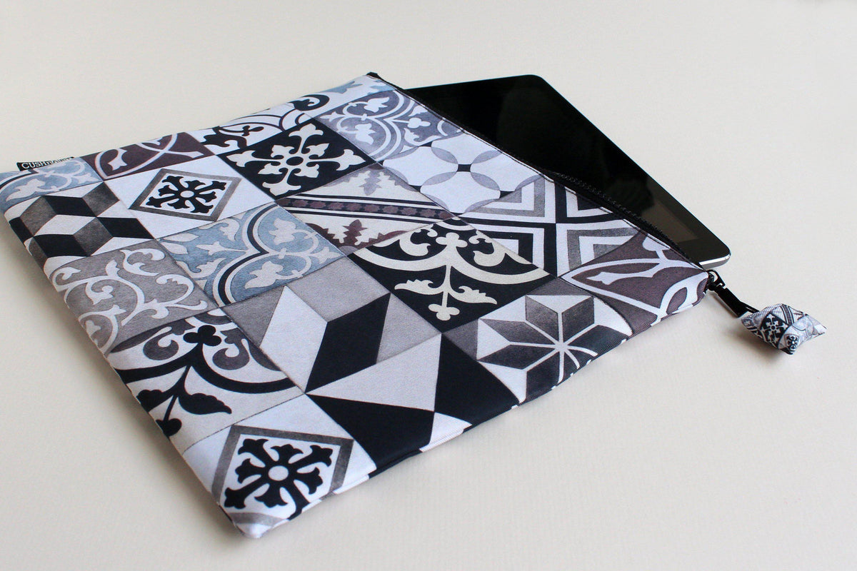 Art Deco Black Evening Clutch Bag-CUSHnART-Temples and Markets