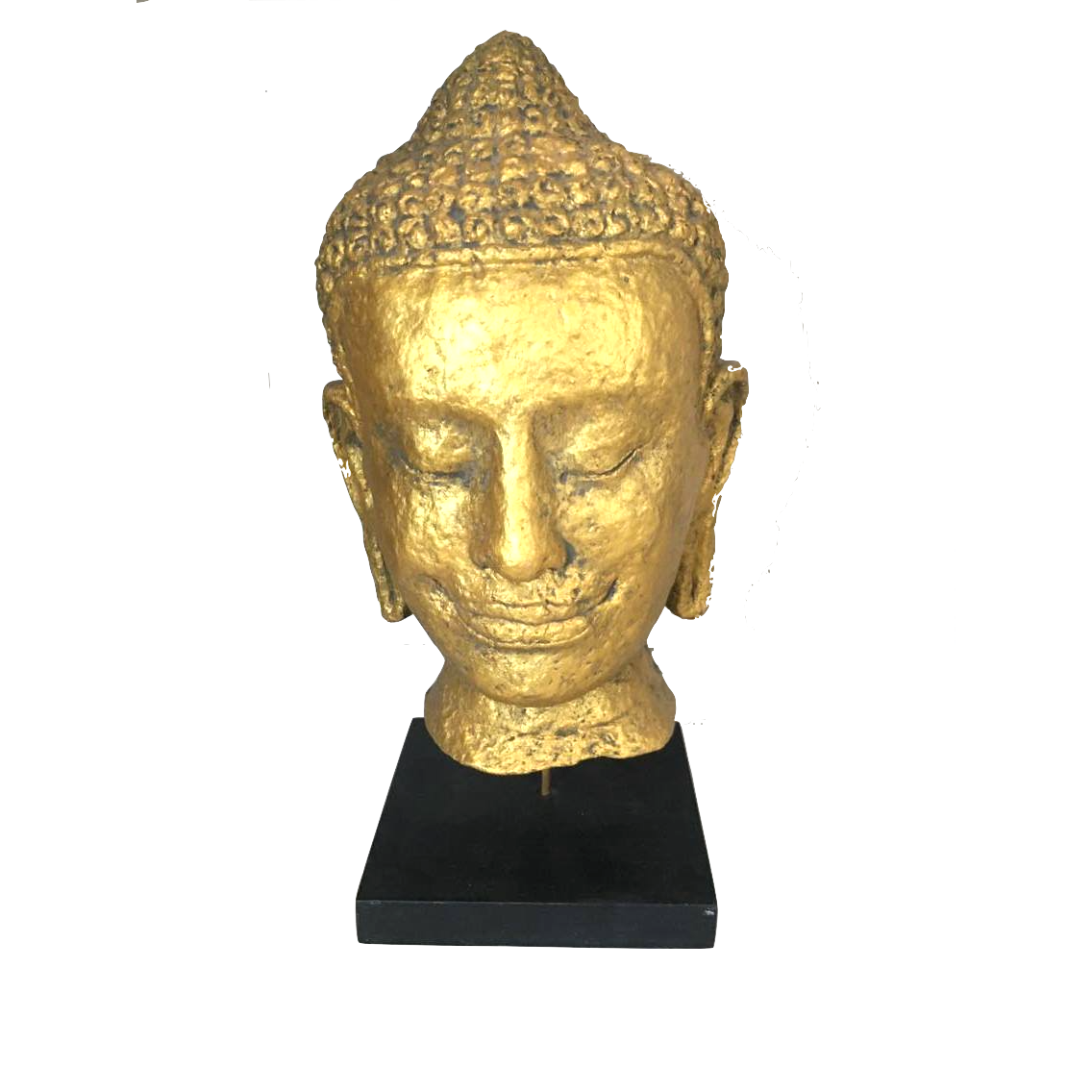 Bodishatva Head on Detachable Stand - made in papier mâché