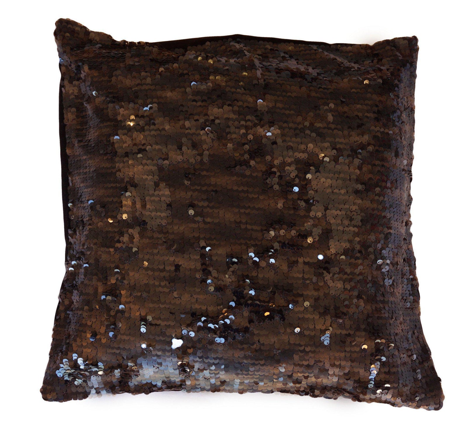 Brown Sequinned Cushion Cover-ML Living-Temples and Markets