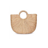 Classic Half Moon Basket Bag made from sustainable Water hyacinth-Bluestone-Temples and Markets