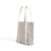 Ella Grey Tote Bag made from Washable Paper, an eco-friendly alternative to leather-Pretty Simple Bags-Temples and Markets