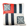 Ethnic Mix Striped Cushion Cover-Villagecraft Planet-Temples and Markets