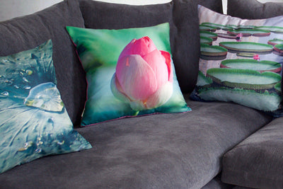 Giant Lily Pads Cushion Cover-CUSHnART-Temples and Markets