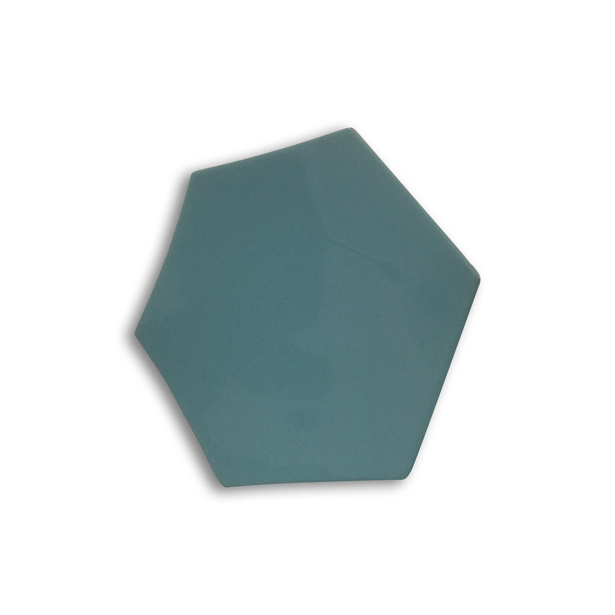 Hexagonal Curved Lacquerware Hand-painted Plate-Nhu Y Lacquerwares-Temples and Markets