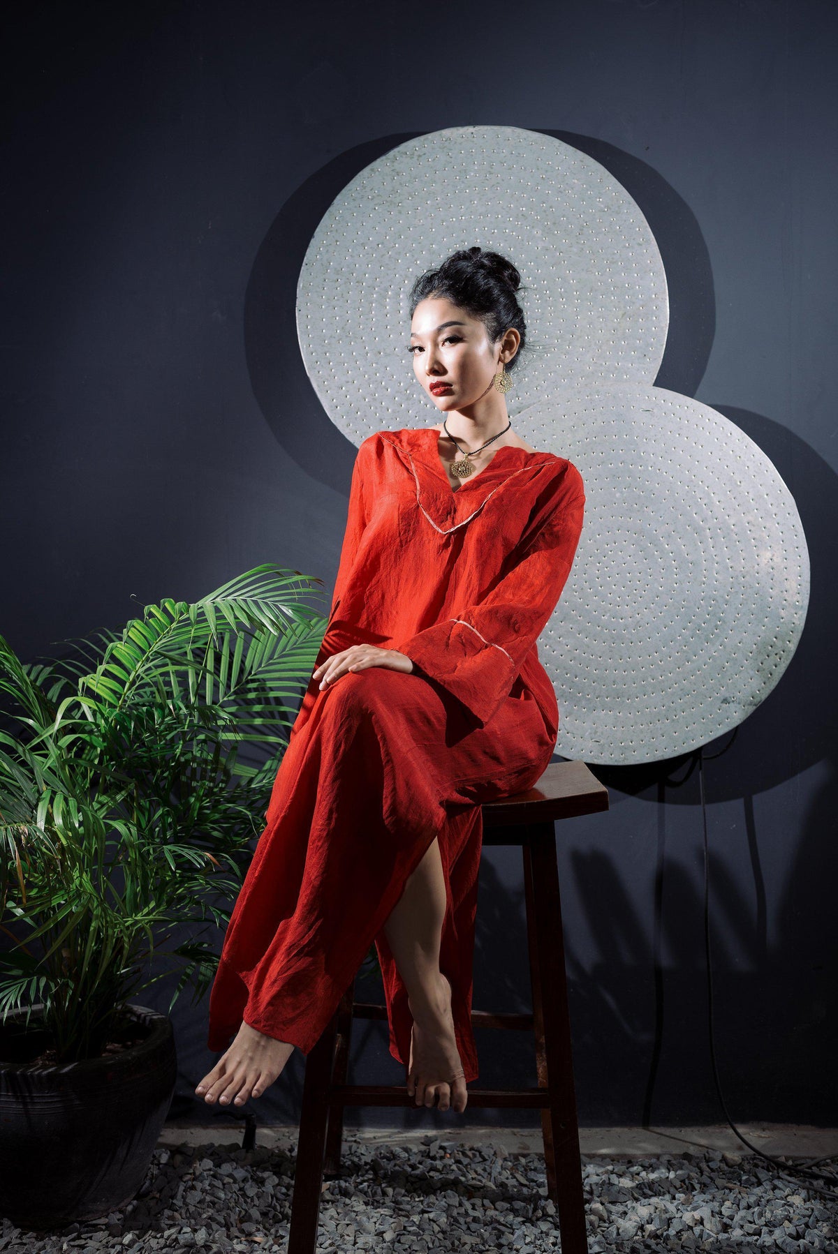 Honeycomb Pendant Necklace-Angkor Bullet Jewellery Cambodia-Temples and Markets