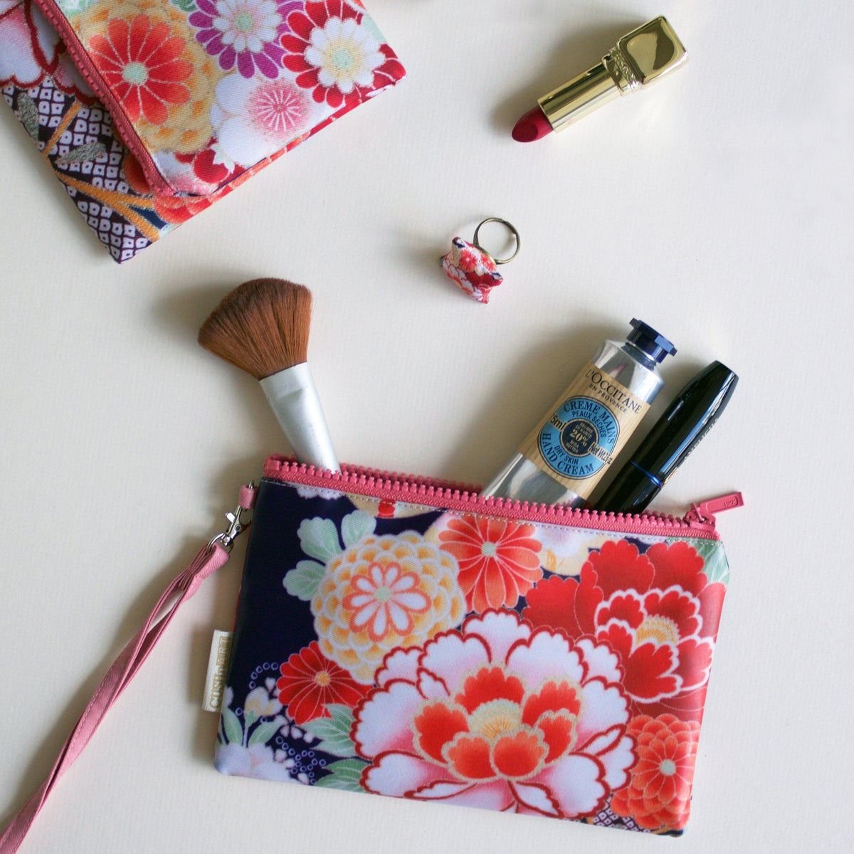 Kimono Water Resistant Clutch-CUSHnART-Temples and Markets