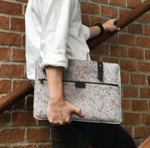 Mat Archer Recovery Felt Laptop Case using recycled materials-Mat Archer-Temples and Markets