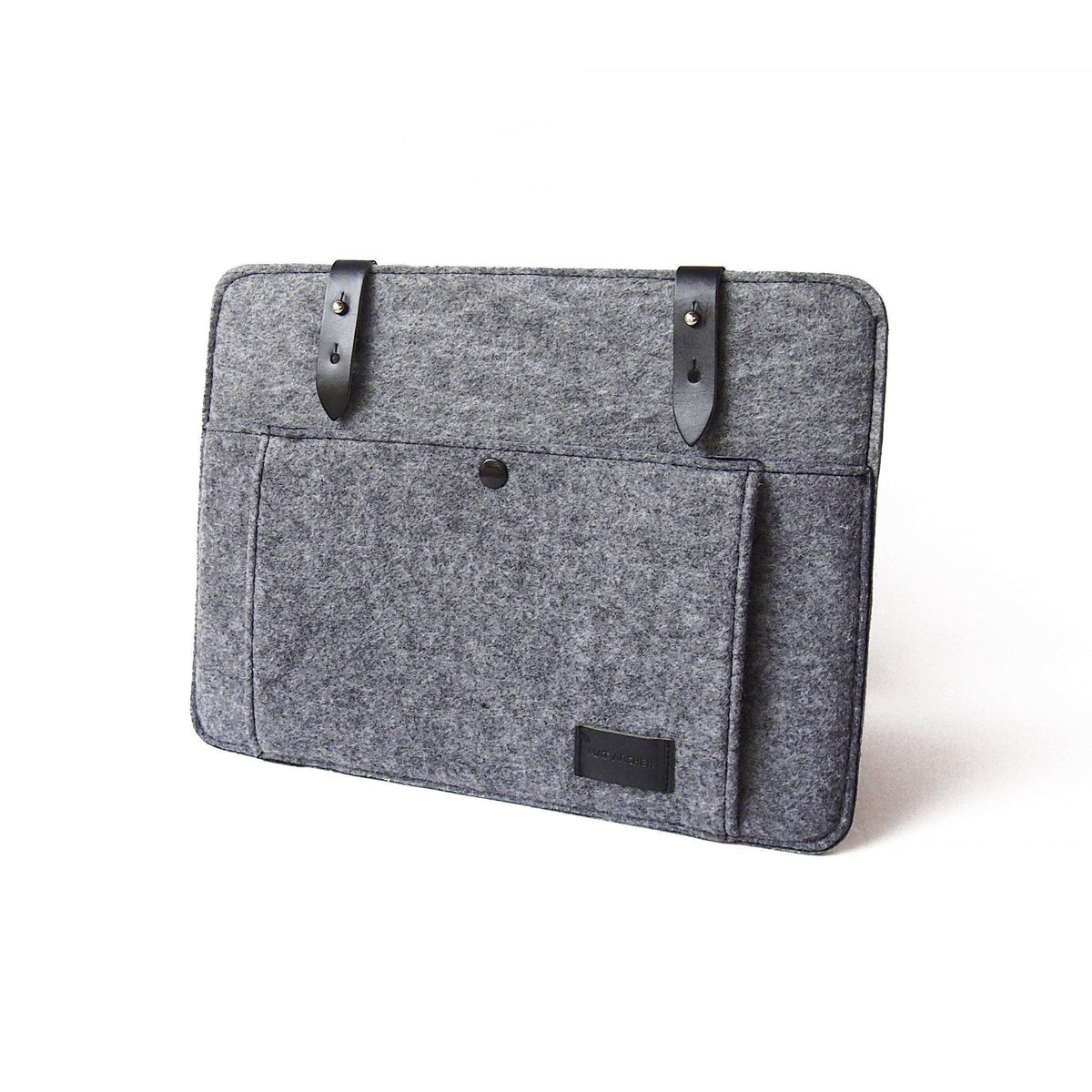 Mat Archer Unite Felt Laptop Case with Leather Detailing-Mat Archer-Temples and Markets