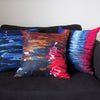Night River Blue Cushion Cover-CUSHnART-Temples and Markets
