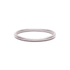 Plain Silver Bangle fashioned from recycled aluminium-LOVEbomb-Temples and Markets