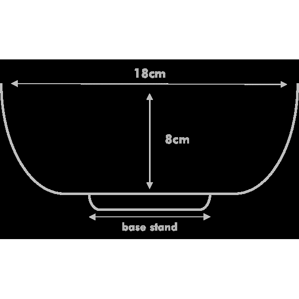 Pop Range - Spun Bamboo Bowl on Stand-Glambue-Temples and Markets