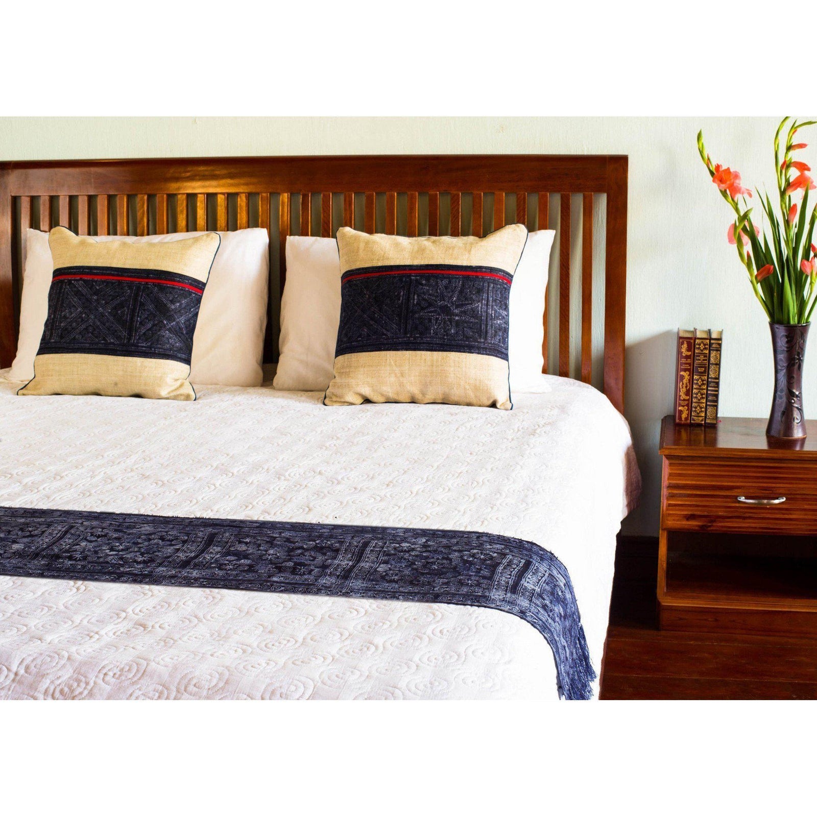 Sapa River Cushion Cover-Villagecraft Planet-Temples and Markets