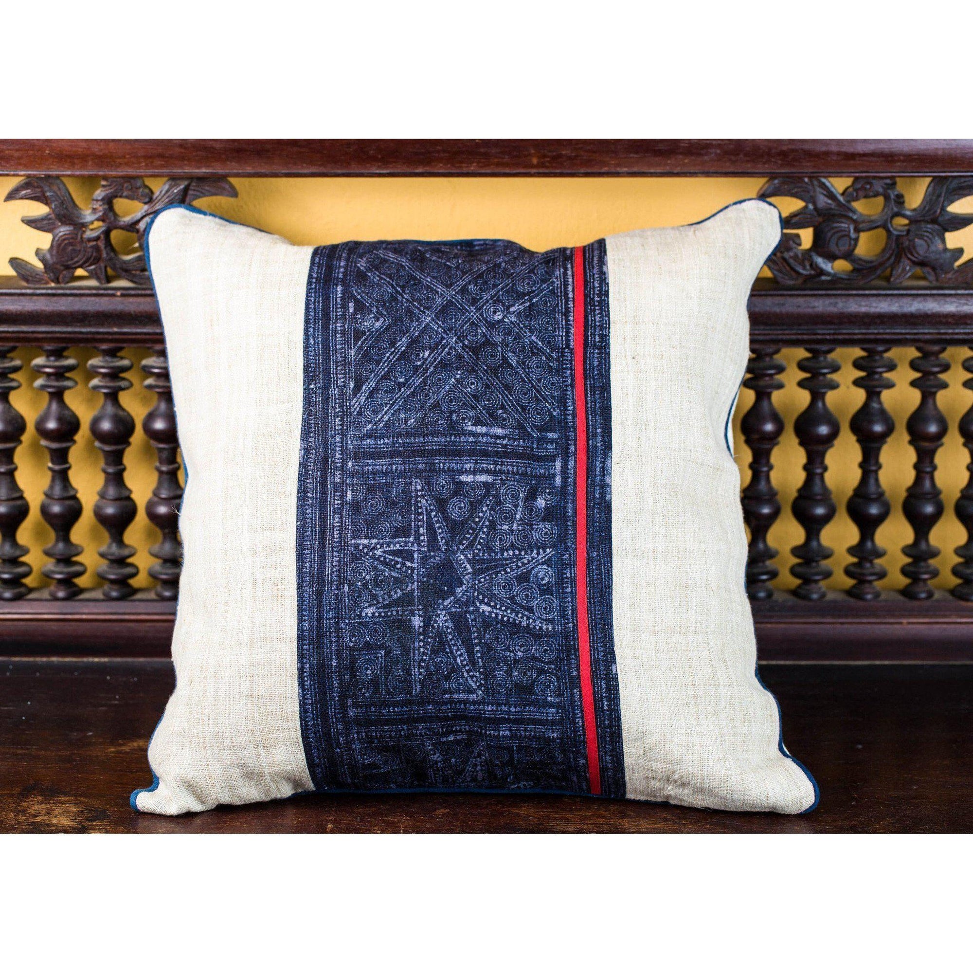 Sapa River Cushion Cover-Villagecraft Planet-Temples and Markets